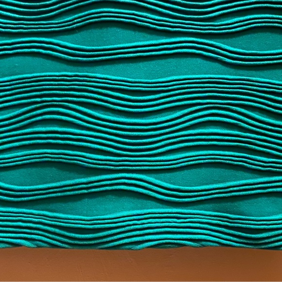 ☘️ Dana Buchman green and black dress. Lined and very well made. - Picture 9 of 13